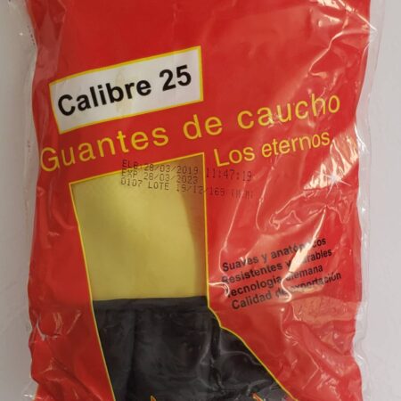 GUANTES DE CAUCHO , USO EN GENERAL