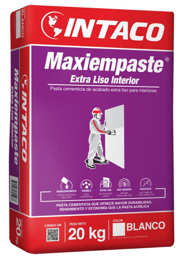 EMPASTE PARA INTERIOR SACO 20 KILOS