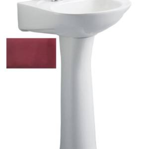 Lavatorio Pompano con Pedestal Largo - Cherry