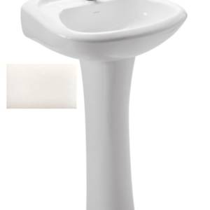 Lavatorio Chelsea con Pedestal - Bone