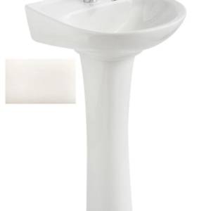 Lavatorio Andes con Pedestal - Bone