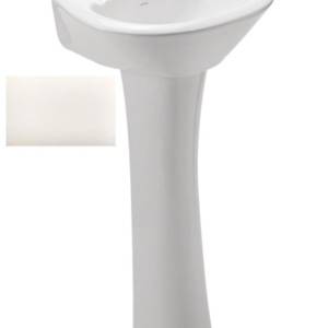 Lavatorio Shelby con Pedestal - Bone