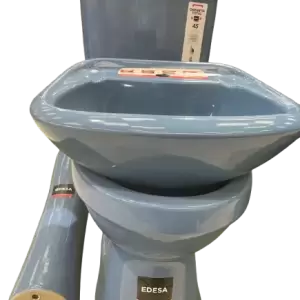 1266. 01-015-00629-077 Inodoro Evolution Dual Redondo Azul Galaxie