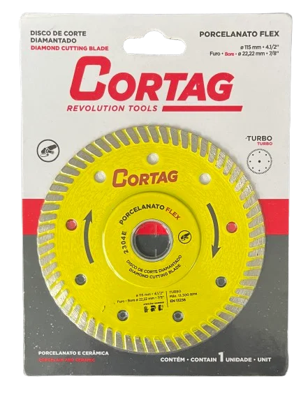 1289. Cod. 01-097-00022-499 Disco Cortag 4.5 porcelanato amarillo 61577