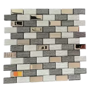 1432. Cod. 01-004-00015-043 CP8218 Rectángulos Cromo Gris