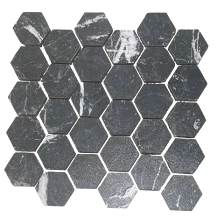1534. Cod. 01-066-00074-601 hHexa Nero Marquina Thin