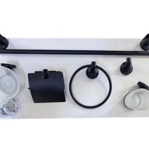 1614a. Cod. 01-015-00049-512 Accesorio de Baño Color Negro Mate